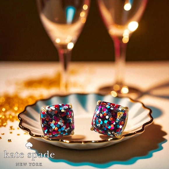KATE SPADE Semi Precious Glitter Earrings - Picture 1 of 10